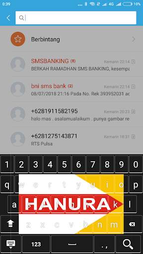Keyboard Android Tema Logo Parpol Indonesia screenshot 5