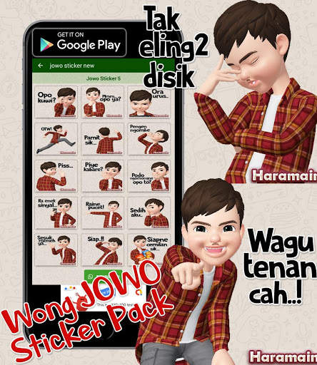Jawa Sticker WA Sticker Apps - Jowo Lucu Sticker screenshot 6