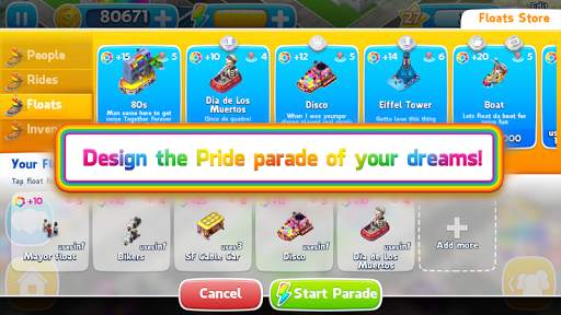 QutieLife - LGBTQ City Building Social Sim Game screenshot 2