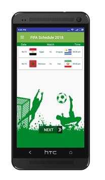 FIFA Schedule 2018 screenshot 3