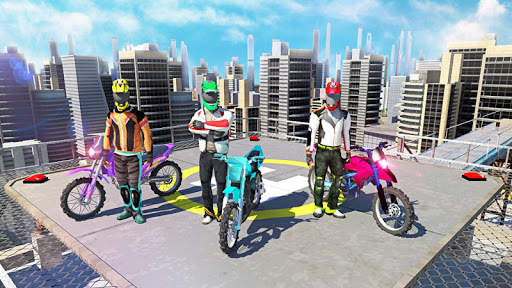 Bike Stunts 3D - Rooftop Chall screenshot 2