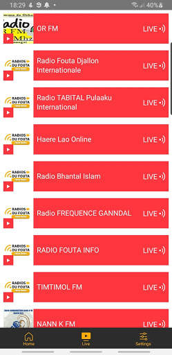 Radios du Fouta (Fulani Radios) 4 تصوير الشاشة