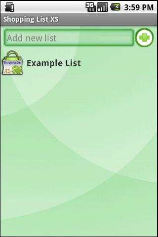 Shopping List XS screenshot 2