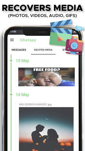 Recover Deleted Messages, Status Saver - ChatSpy screenshot 5