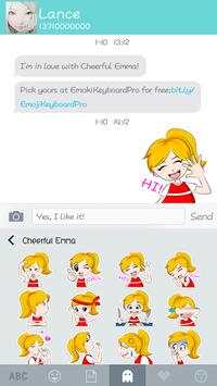 Emma Sticker Gif for Keyboard screenshot 3