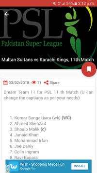 💸Dream 11 Fantasy Cricket Prediction😉 💸👦 screenshot 4