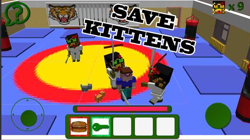 Noob Vs Pro : Zombie monster school screenshot 3