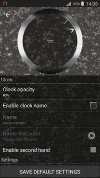 Transparent Clock screenshot 5