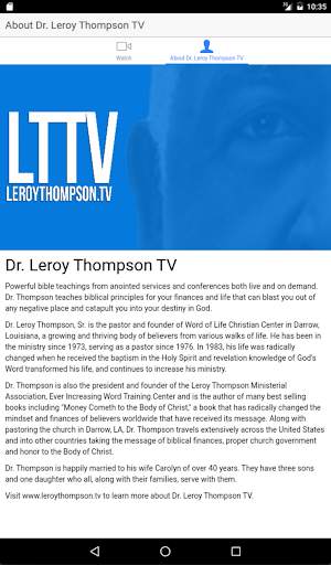 Dr. Leroy Thompson TV screenshot 6