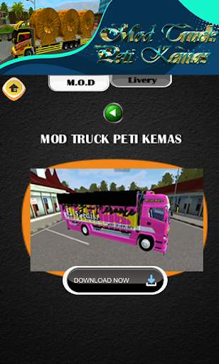 Mod Truck Petikemas Bussid screenshot 5