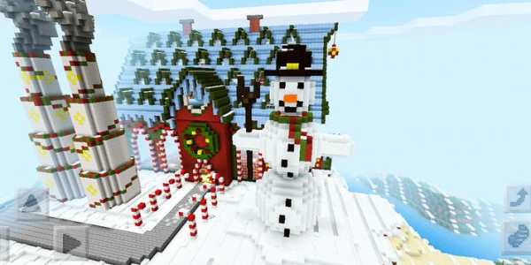 Pengrajin batu Teka-teki Natal Peta MCPE screenshot 2