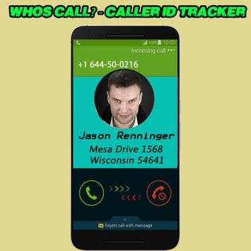 Whos call - Caller ID Tracker screenshot 1
