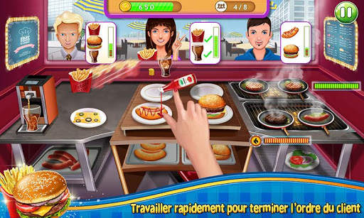 Jeu de cuisine àl'hamburger fou: histoires de chef screenshot 1