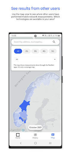 Nettfart Mobile for 5G screenshot 5
