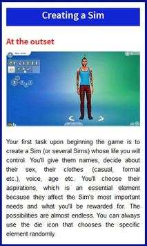 Guide Sim The Sim 4 screenshot 1