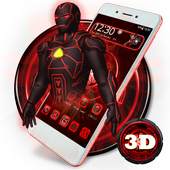 3D Red Iron Superhero Theme🤖 1.1.1