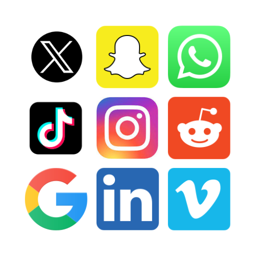 All Social Media Apps in One icon