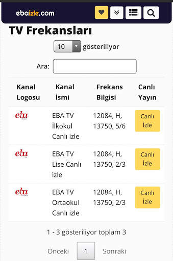 EBA TV canlı izle - Online Eğitim screenshot 8