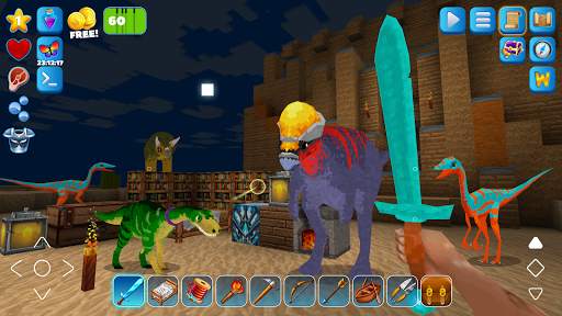 JurassicCraft: Free Block Build & Survival Craft screenshot 2