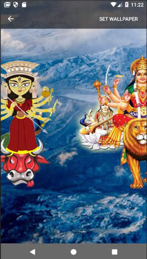 4D Durga Maa Live Wallpaper 2 تصوير الشاشة