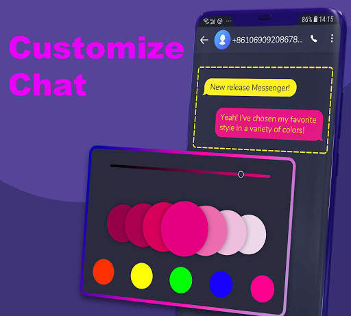 Hii - SMS Messenger and caller app screenshot 4