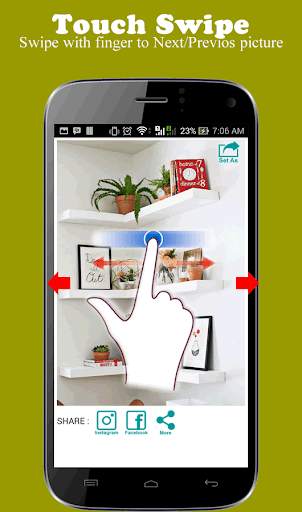 Wall Shelf Decorating Ideas screenshot 2