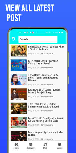 Cg Song App - Lyrics  & Cg Jas git, Online Offline screenshot 4