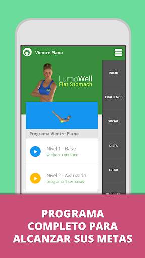 Vientre Plano Lumowell screenshot 1