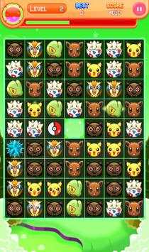 Pokemon Match Crush Fun 4 تصوير الشاشة