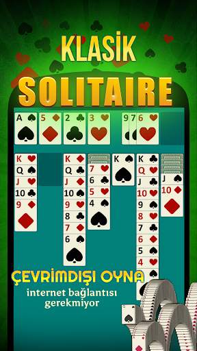 Solitaire - İnternetsiz screenshot 1