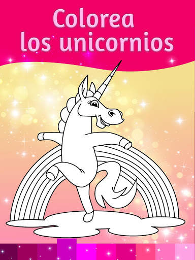 Dibujos para colorear Unicornio efectos animación screenshot 4