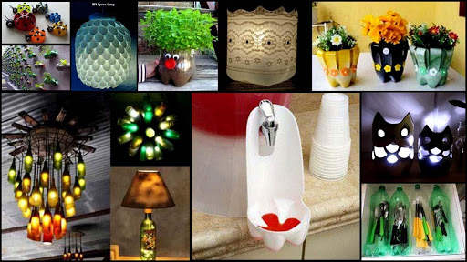 DIY Plastic Bottle Crafts Ideas Home Designs Steps screenshot 1