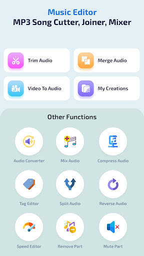 Music Editor - MP3 Song Cutter, Joiner, Mixer screenshot 1