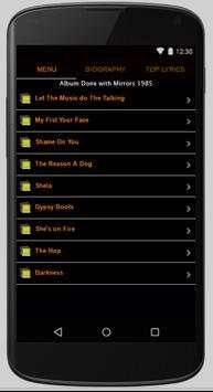 Aerosmith Full Album Lyrics screenshot 3