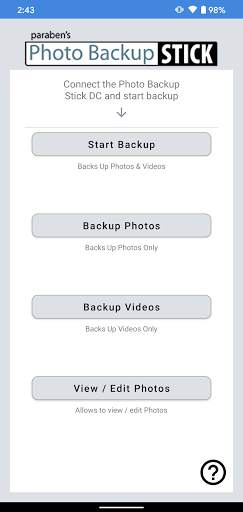 Photo Backup Stick DC screenshot 4