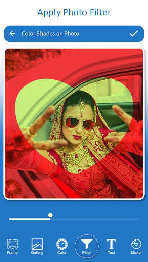Lighting Color Photo Frame - Color Shades on Photo screenshot 3