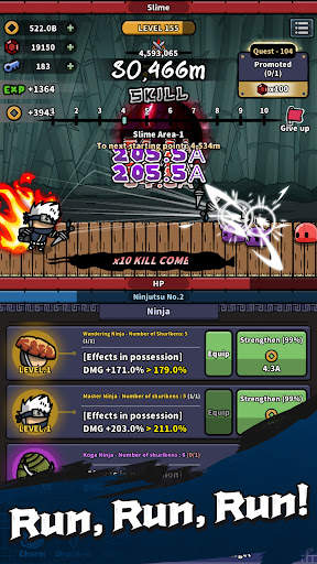 IDLE Fiery Ninja screenshot 2