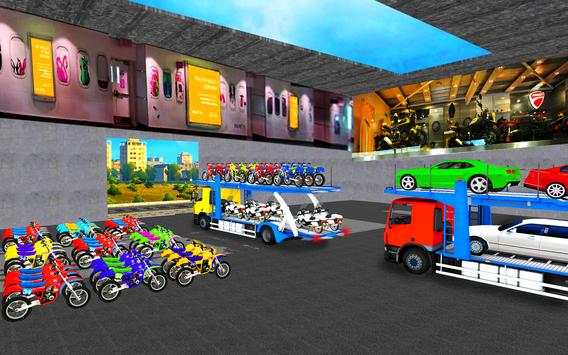 Cargo Truck Bike Car Transporter screenshot 1
