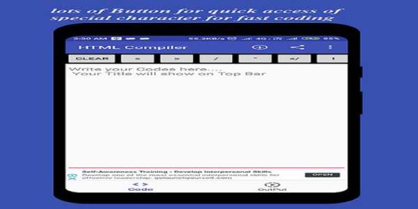 HTML COMPILER -HTML/CSS/JAVASCRIPT COMPILER/EDITOR screenshot 7