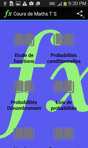 Cours de Maths T S 3 تصوير الشاشة