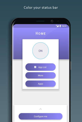 Material Status Bar screenshot 1