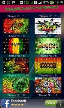Tema Keyboard Reggae Rasta screenshot 4