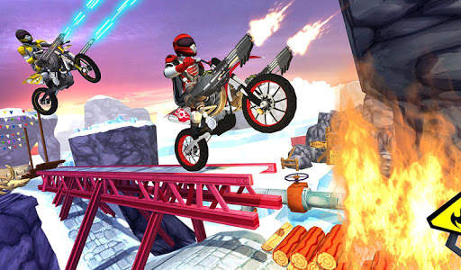 Modern Bike Stunt Racing - Moto Bike Shooting Game screenshot 6