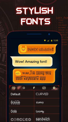 Tech Keyboard Theme स्क्रीनशॉट 3