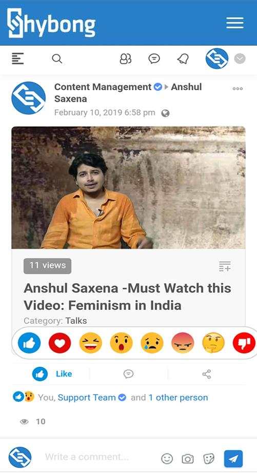 Hybong: Indian Social Media Network screenshot 3