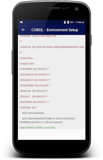 Learn - COBOL 6 تصوير الشاشة