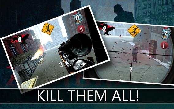 Zombrain Sniper 3D Zombie Game screenshot 1
