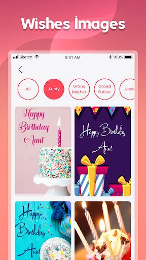 Birthday wishes song photo frame cake on photo screenshot 8