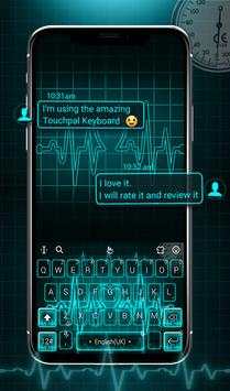 Neon Blue Heart screenshot 2