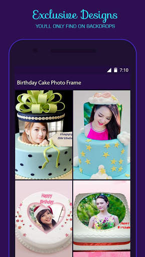 Birthday Cake Photo Frame screenshot 1